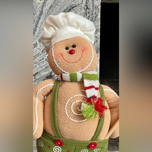 Rare Vintage 1970's Large
Gingerbread Man Holiday Decor - Picture 3 of 3